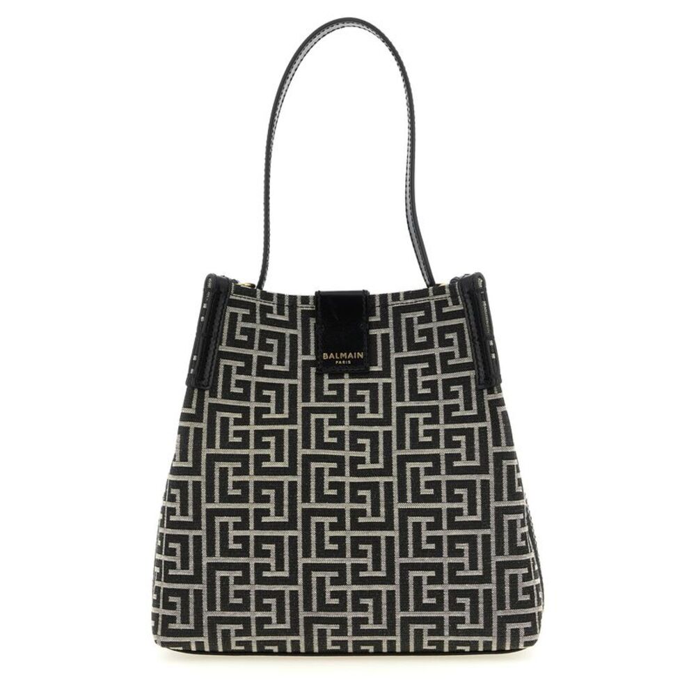Balmain Bicolor Cotton Shoulder Women's Bag